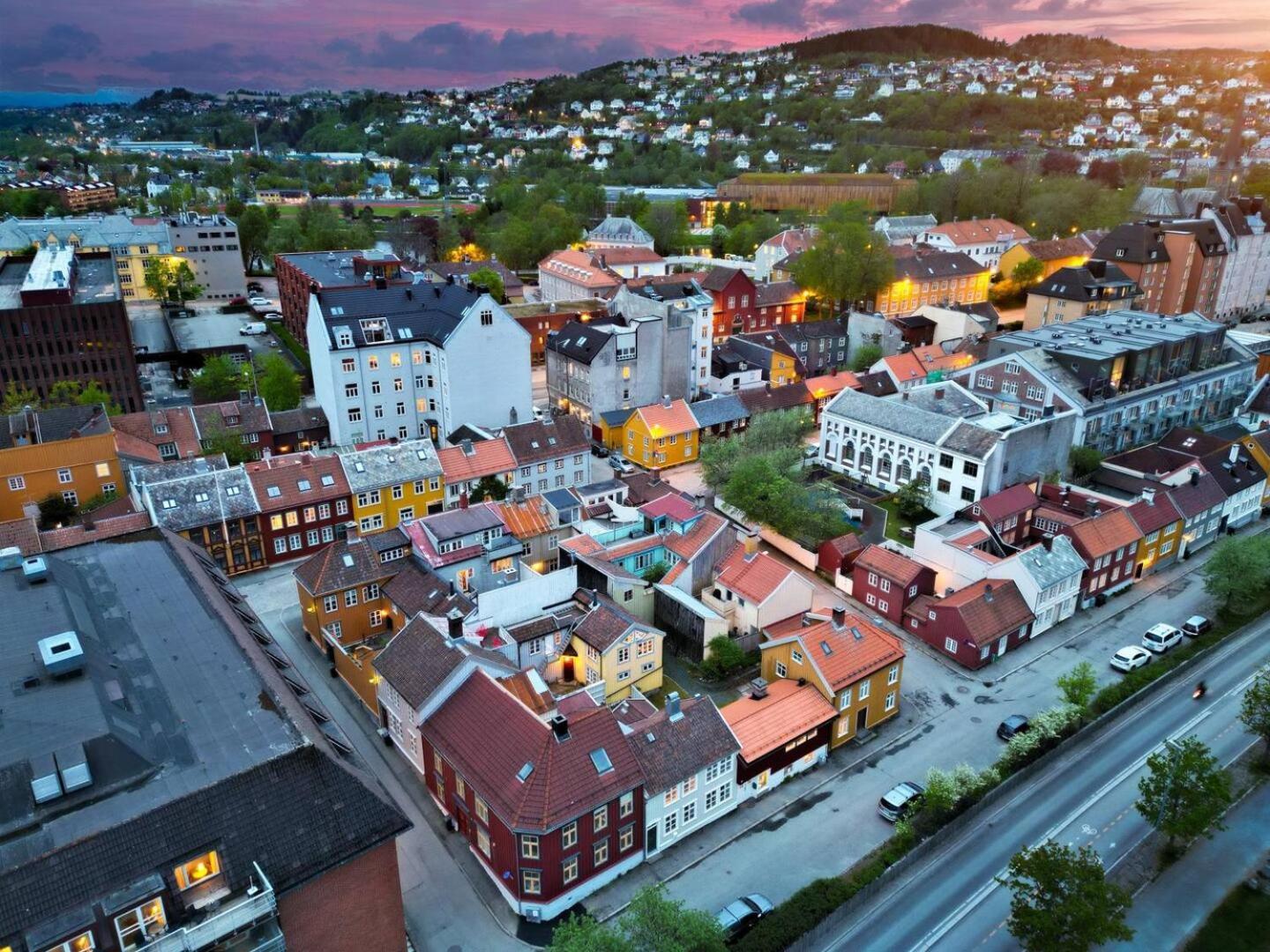 Cozy Backyard Apartment Trondheim Exterior foto